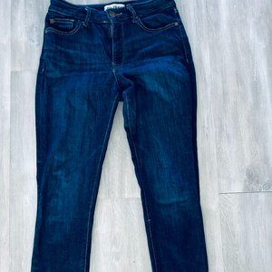 DL1961 Coco MidRise Curvy Jeans Vance Straight Legs blue Denim 27